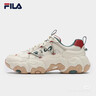 斐樂(lè)（FILA）官方女鞋老爹鞋貓爪鞋6代黑色運(yùn)動(dòng)鞋2025春季新款休閑鞋 云端白-CC 36 曬單實(shí)拍圖