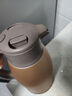 象印（ZOJIRUSHI）日本進口保溫水壺按壓式家用宿舍大容量開水熱水瓶暖壺不銹鋼暖瓶 磨砂金 1.9L 送壺刷 曬單實拍圖