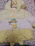 巴拉巴拉嬰兒羽絨服男女童冬季外套撞色萌趣200424107205 曬單實(shí)拍圖