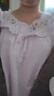 眠島新款春秋三層棉紗睡衣女甜美減齡家居服可外穿棉麻套裝 淺黛紫 L (158-168cm 130斤以內(nèi)) 曬單實拍圖