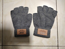 匹克冬季保暖針織毛線(xiàn)半指手套防寒戶(hù)外騎行電動(dòng)車(chē)防滑男款手套 灰色 曬單實(shí)拍圖
