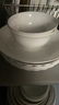 瓷秀源純白唐山骨瓷碗家用套裝微波爐米飯碗面碗粥碗防燙吃飯餐具陶瓷碗 10碗10盤(pán) 5金鐘碗+8圓深盤(pán) 曬單實(shí)拍圖