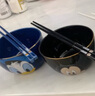 滿(mǎn)朝佳（MANCHAOJIA）迪士尼聯(lián)名卡通餐具禮物陶瓷米奇碗米飯碗盤(pán)子家用碗盤(pán)碟禮盒套裝 4.5英寸金邊碗（米奇款） 曬單實(shí)拍圖