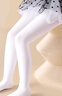 浪莎兒童連褲襪女童打底褲秋冬厚絨學(xué)生跳舞練功百搭白色舞蹈打底襪 曬單實(shí)拍圖