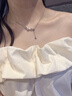 法蔻星星項(xiàng)鏈女閃鉆吊墜新款鎖骨鏈生日禮物送女友送老婆 全國倉-星星項(xiàng)鏈 曬單實(shí)拍圖