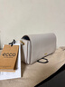 愛(ài)步（ECCO）小號(hào)方包 輕奢通勤包 牛皮單肩包9108000 HL 灰褐色910800090387 曬單實(shí)拍圖