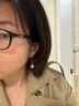 小米星和田玉18k金四葉草耳環(huán)女 中式國風(fēng)古風(fēng)玉石耳飾耳墜生日禮物 無 曬單實(shí)拍圖
