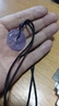 唯誠(chéng)天然紫水晶平安扣吊墜冰種淺紫水晶原石項(xiàng)鏈女水晶飾品 紫水晶平安扣(直徑28-30mm左右) 曬單實(shí)拍圖