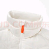 阿迪達(dá)斯 羽絨服冬季鴨絨收腰中長款保暖時(shí)尚女裝外套 白 S  曬單實(shí)拍圖