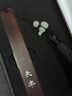 善璉湖筆 長樂【印度小葉紫檀款】書簽文創(chuàng)高級輕奢國風(fēng)高顏值生日七夕送禮印度小葉紫檀嵌銀絲禮盒 曬單實拍圖