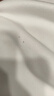 名創(chuàng)優(yōu)品（MINISO）打底衫男冬季高級(jí)感內(nèi)襯磨毛質(zhì)感半高領(lǐng)加絨長(zhǎng)袖t恤 白 M  曬單實(shí)拍圖