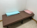 彩色檸檬家用專利折疊床加固成人單人床辦公室午休床酒店加床小戶型拼床 深灰格子椰棕 外套拆洗款 90cm寬*200cm長*49cm高 曬單實(shí)拍圖