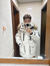 坦博爾冬季新款羽絨服男女同款極寒保暖毛領(lǐng)防水外套TEF560535D 北極熊白 L (175) 曬單實(shí)拍圖