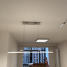 Paulmann P德國柏曼餐廳吊燈全光譜護眼簡約長條餐桌吧臺智能LED燈具 【絲綢銀】58W-智能調光調色 曬單實拍圖