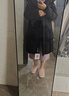 坦博爾羽絨服女士反季長款鵝絨時尚泡芙冬季高領(lǐng)連帽外套 曬單實(shí)拍圖