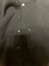 無印良品（MUJI）女式 雙層編織 開衫 女外套長(zhǎng)袖  25年春季外衣 女裝休閑BB2R1A5S 黑色 S (155/80A) 曬單實(shí)拍圖