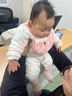 棉芹（MianQin）嬰兒衣服冬款新生兒寶寶加購保暖150g棉連體衣芝士莓莓哈衣爬服 白 66/48 曬單實(shí)拍圖