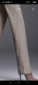 皮爾卡丹（pierre cardin）輕奢高檔中年加厚羊毛呢直筒褲女秋冬季新款高腰保暖抗寒寬松褲子 卡其色 30 2尺3腰圍125至135斤 曬單實(shí)拍圖