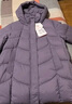 坦博爾羽絨服女中長(cháng)款帶帽寬松舒適保暖女士外套厚TW236558 香融紫 170  曬單實(shí)拍圖