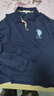 U.S. POLO ASSN.polo衫男翻領(lǐng)秋季商務(wù)休閑長(cháng)袖t恤男士美式寬松上衣 藏藍色 3XL 曬單實(shí)拍圖