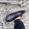 康龍休閑皮鞋男夏季新款軟底英倫風(fēng)商務(wù)正裝鞋防滑輕便一腳蹬懶人鞋男 黑色【牛皮鞋面】 標(biāo)準(zhǔn)皮鞋碼 41 曬單實(shí)拍圖