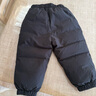 戴維貝拉大童羽絨褲冬裝男童女童三防束腳褲 曬單實(shí)拍圖