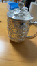 銀器時(shí)代純手工浮雕九龍茶缸杯足銀帶蓋銀杯足銀999家用茶杯水杯子 亮銀款260克310毫升足銀999+證書 曬單實(shí)拍圖