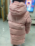 探路者（TOREAD）【拜年服】?jì)和鸾q服男女中大童裝冬季長(cháng)款外套大衣 糖果粉 130 曬單實(shí)拍圖