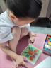 語森憶兒童磁性拼圖玩具智力七巧板幼兒園蒙氏早教男女孩3-6歲益智玩具 磁性62片+1磁板+圖+收納袋 曬單實拍圖