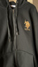 U.S. POLO ASSN.保羅衛衣男春秋長(cháng)袖T恤上衣休閑秋衣衛衣連帽外套黑色【加絨】3XL 曬單實(shí)拍圖
