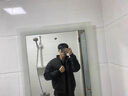 POUM美式復古重磅教練棉服飛行員硬漢夾克設計感機能戶外潮牌百搭外套 QYRJ-M5009黑色 XL 曬單實拍圖