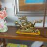 爵世皇庭黃銅金龍擺件工藝品生肖龍騰四?？蛷d玄關(guān)辦公室桌面擺件喬遷禮品 小號(hào)龍騰四海 曬單實(shí)拍圖