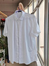 杉杉【DP免燙】襯衫男長(cháng)袖純棉休閑商務(wù)抗皺襯衣 白色 43 曬單實(shí)拍圖