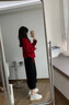 DGOV紅色牛仔小香風(fēng)外套女2025年秋季新款今年流行短款?yuàn)A克女上衣 外套 M 【100斤以內(nèi)】 曬單實(shí)拍圖