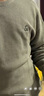 杰克·瓊斯（JACK&JONES）秋季新款男裝潮流毛衣oversized刺繡上衣毛衫舒適百搭純色針織衫 E06 淺橄欖綠 S 170 曬單實(shí)拍圖