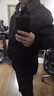 杰克·瓊斯（JACK&JONES）男裝春秋略寬松時(shí)尚潮流基礎百搭按扣門(mén)襟尖領(lǐng)毛呢大衣224427029 黑色E40 常規 黑色E40 M 175 曬單實(shí)拍圖