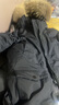 君羽戶(hù)外羽絨服女中長(cháng)800蓬白鵝絨加拿大風(fēng)格工裝大毛領(lǐng)鵝絨服C52034 黑色 L （推薦116-125斤） 曬單實(shí)拍圖