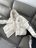 阿迪達斯adidas女冬季常規款鴨絨600蓬白色連帽羽絨服  JG3865 A/XL 曬單實(shí)拍圖