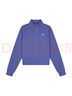 Champion冠軍立領(lǐng)加絨衛(wèi)衣女2025秋季新款按扣領(lǐng)上衣休閑潮牌校園風(fēng) 淺藍(lán)色 M 曬單實拍圖