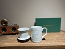 守勤堂景德鎮青瓷帶蓋茶杯陶瓷泡茶杯辦公室茶水分離濾茶杯會(huì )議杯喝水杯 《清明上河圖》濾茶杯 480ml 禮品盒包裝 曬單實(shí)拍圖