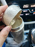 承韻尚樽純銀牡丹水杯復古足銀999直身杯內外全銀一體杯子手工錘紋保溫杯 全銀牡丹杯500克+皮套 曬單實拍圖