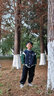 左西男童棒球服外套兒童秋裝2025新款男孩學(xué)院風(fēng)春秋上衣 藏青色 120 曬單實(shí)拍圖