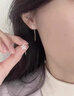 DAISY DREAM999足銀雪花流蘇耳線女養(yǎng)耳洞耳環(huán)輕奢小眾耳環(huán)2025新款爆款耳飾 【999銀】雪花耳線 曬單實(shí)拍圖