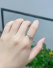 Grace GirlPT950鉑金戒指一克拉鉆戒結求婚走心表白紀念日生日禮物送女友 【一克拉】鉑金莫桑石摯愛(ài)鉆戒 曬單實(shí)拍圖