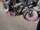 MEROCA山地車(chē)輪組26/27.5寸碟剎土坡車(chē)AM越野刷樓梯120響自行車(chē)培林輪組 26寸玫紅快拆版一對 曬單實(shí)拍圖
