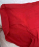 有棵樹(shù)本命年內褲女純棉中腰大紅色全棉抗菌襠三角褲 紅色+紅色+紅色+紅色 4條 M 曬單實(shí)拍圖