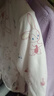 童泰寶寶套裝秋冬嬰兒夾棉衣服兒童對開內(nèi)衣TS33D507-DS 粉色 90cm  曬單實拍圖