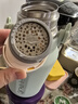 嘉特（GiNT）保溫杯316L不銹鋼大容量水杯壺男女士便攜戶外大肚杯帶蓋雙飲杯子 淺杉綠 【316L不銹鋼+茶隔】1L 曬單實拍圖