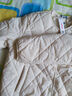 名創(chuàng)優(yōu)品（MINISO）外套秋冬女2024年新款菱格微皺質(zhì)感棉服女生保暖夾棉無(wú)領(lǐng)潮流棉衣 【無(wú)領(lǐng)棉服】米白色 M 160(體重105-125斤) 曬單實(shí)拍圖