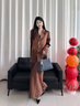 CLEVER KNOCK品牌CK輕奢包包女款手提戴妃包大容量女士斜挎單肩情人節生日禮物 藍色【送女友送老婆送媽媽】 曬單實(shí)拍圖